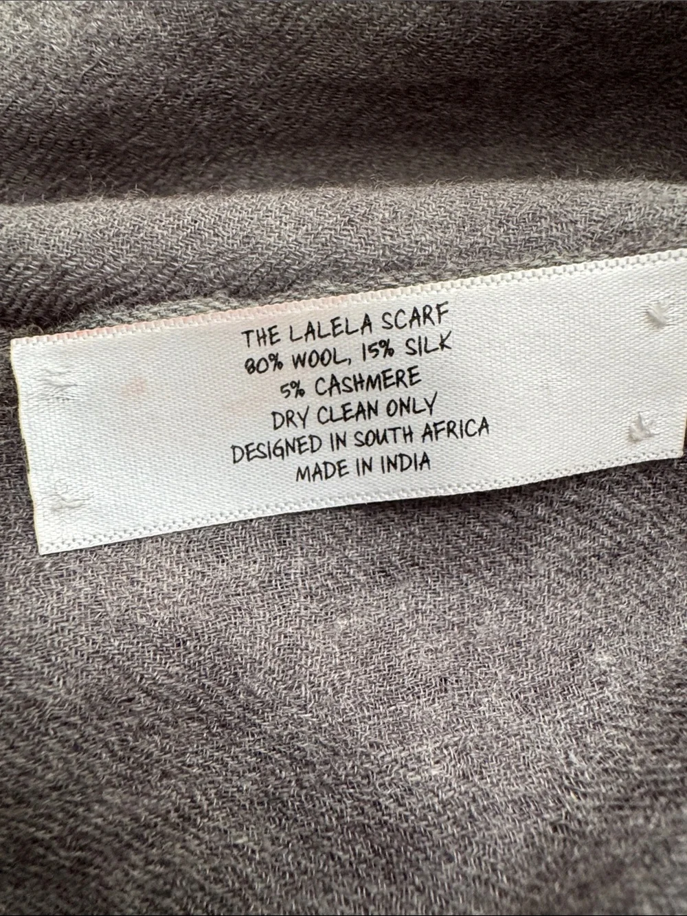 Rhino Klimnt LALELA Wool Cashmere Silk Unique Art Shawl Signed Scarf 38”x68”NWOT